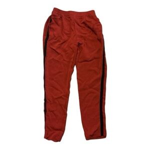 Zara Red Elastic Waist Pants Sz S